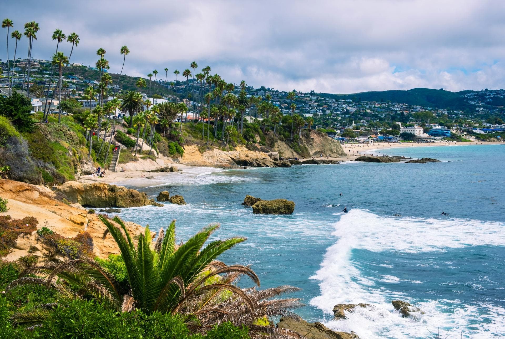 Heisler Park coastline in Laguna Beach, Orange County